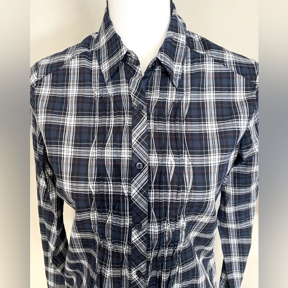 Eddie Bauer Plaid Blouse